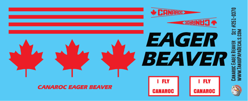 Canaroc Eager Beaver Decals