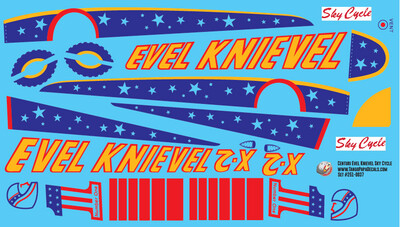 Centuri Evel Knievel Sky Cycle Decal