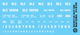 Bessemer &amp; Lake Erie 53ft Evans Coil Car Decals