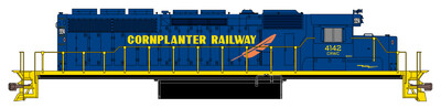 Cornplanter Railway SD40-2 Locomotive Decals