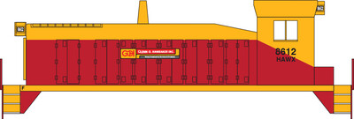 Glenn O Hawbaker HAWX SW9 Locomotive Decal Set