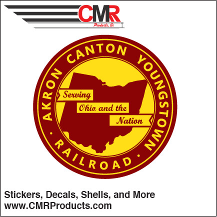 Vinyl Sticker - Akron Canton &amp; Youngstown (ACY) Serving Ohio Logo
