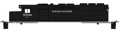 Lehigh Railway SD40-2 Locomotive Decals