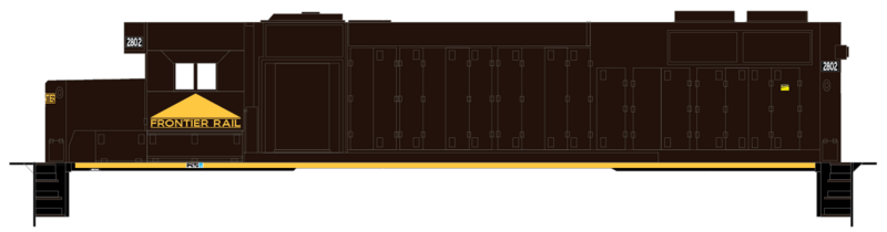 Frontier Rail GP49 Locomotive Decals