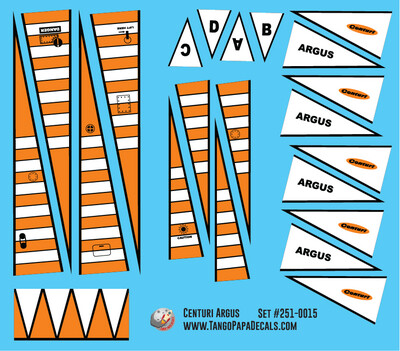 Centuri Argus Decal Sheet