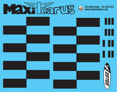 Estes Maxi Icarus Decals