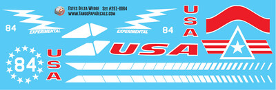 Estes Delta Wedge Decals