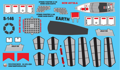 Estes Strikefighter Decals