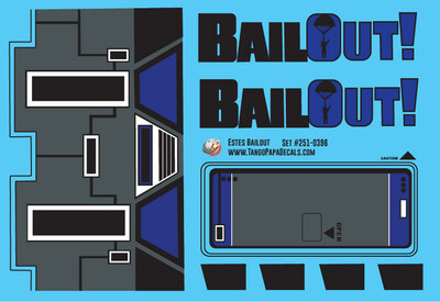Estes Bailout Decals