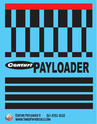 Centuri Payloader II Decal Set