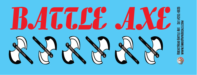RocketHead Battle Axe Decals