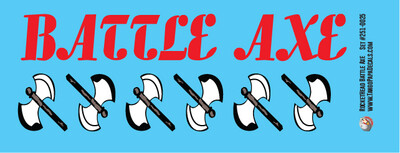 RocketHead Battle Axe Decals