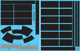 Estes Saturn V Roll Pattern 1/132 Scale Decals