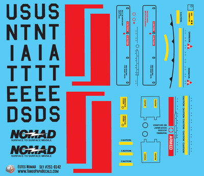 Estes Nomad Decals