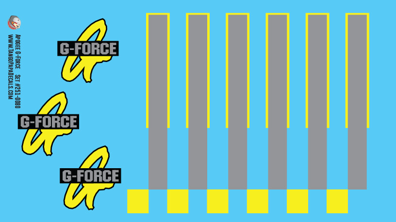 Apogee G-Force Decals