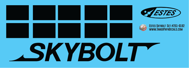 Estes Skybolt Decals