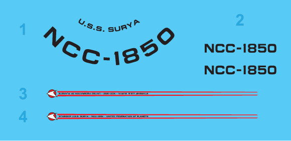 VA Miniatures - USS Surya NCC-1850