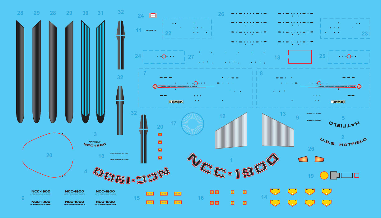 VA Miniatures - USS Hatfield NCC-1900