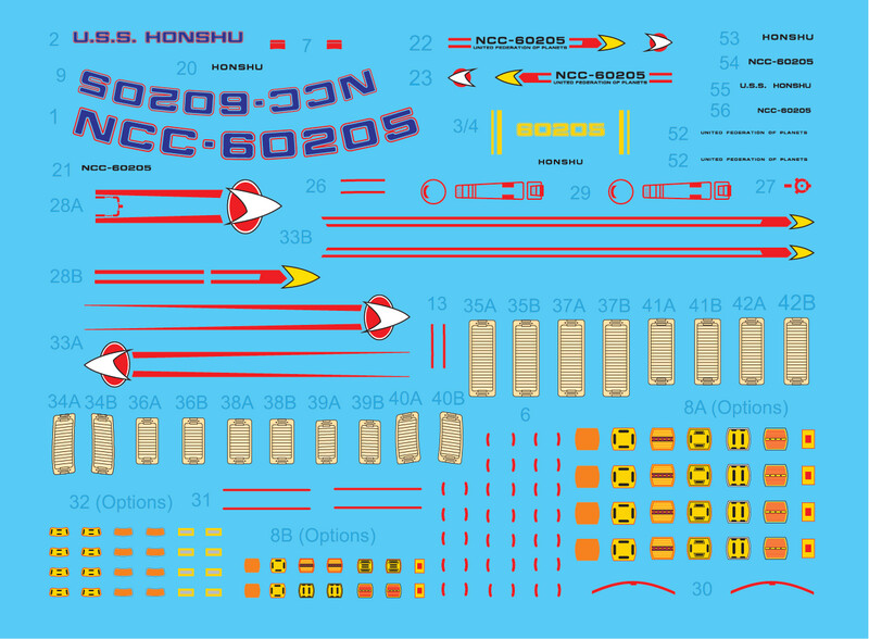 VA Miniatures - USS Honshu NCC-60205