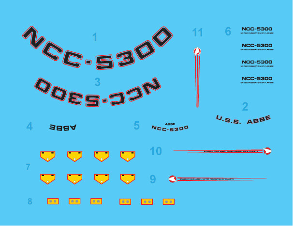 VA Miniatures - USS Abbe NCC-5300