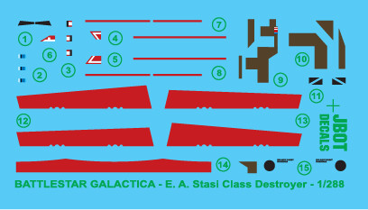 JBOT Decals - Eastern Alliance Destroyer