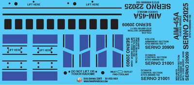 Estes Sentinel Decal Set