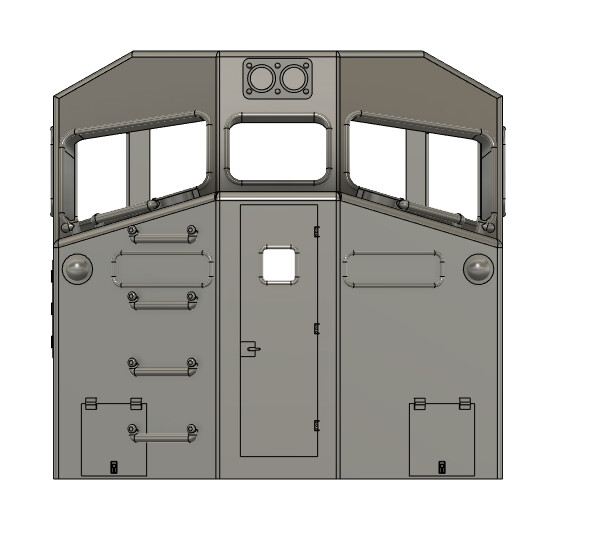 Locomotive Train Parts - GE Demo Cab 809
