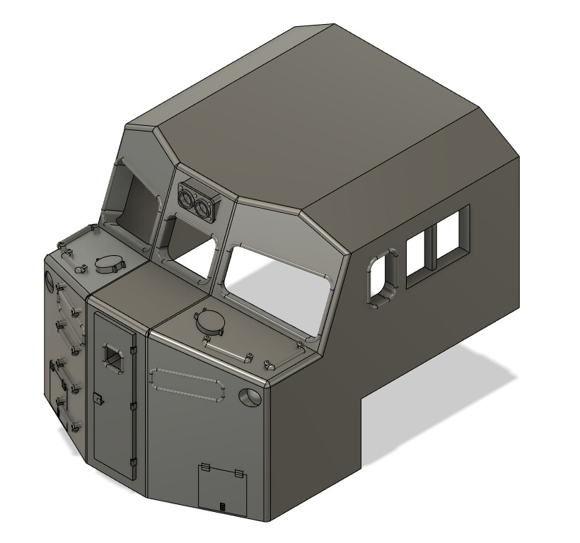 Locomotive Train Parts - GE Demo Cab 809