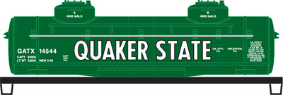 Quaker State 2 Dome Tank Car Decals