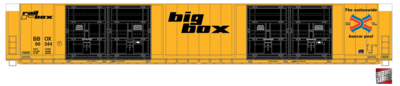 Railbox Autoparts Box Car Big Box 90s Decals