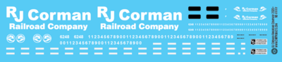 RJ Corman Railroad Company 2020 Decals