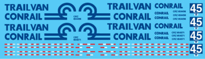 Semi-Trailer Conrail Trailvan v2