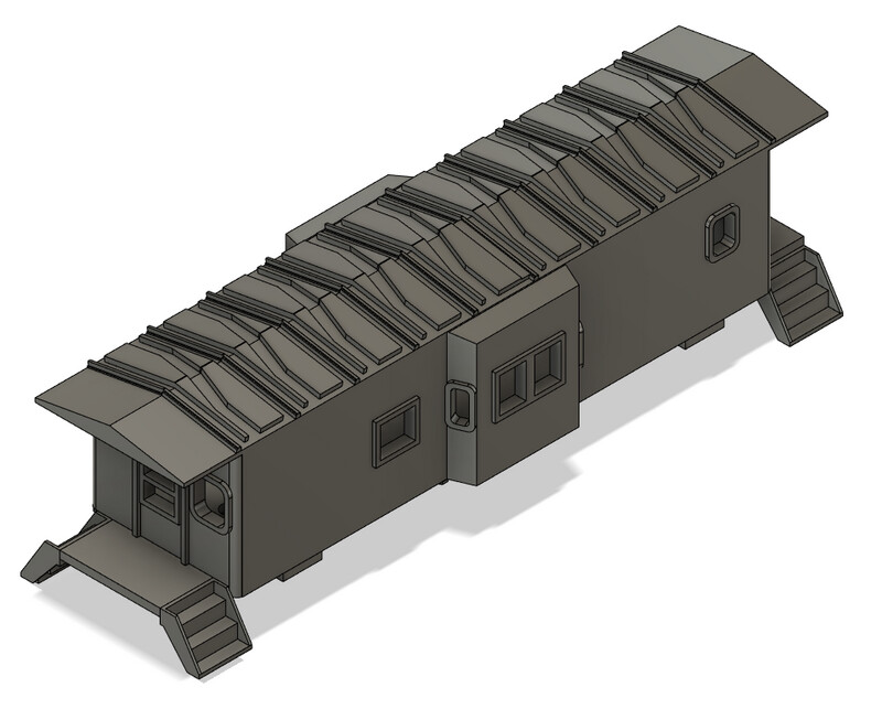 N Scale - B&amp;O / Chessie C26 Bay Window Caboose