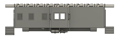 N Scale - B&amp;O / Chessie C26 Bay Window Caboose