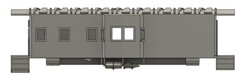HO Scale - B&amp;O / Chessie C26 Bay Window Caboose