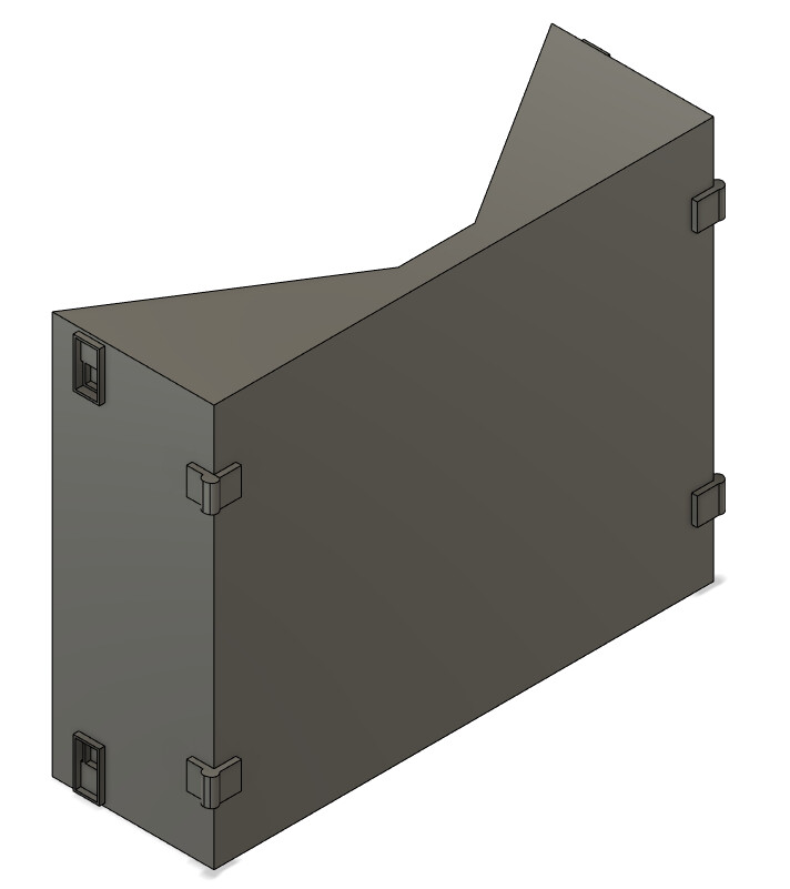 N Scale Detail Parts - EMD GP9 HEP Cabinet (Qty 2)