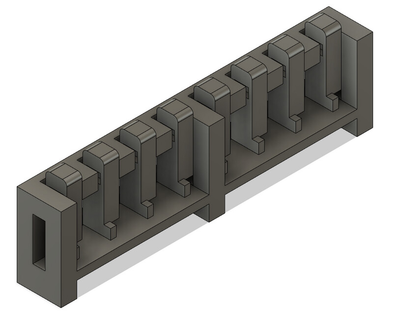 Scenery Detail Parts - EOT Rack with EOT Devices