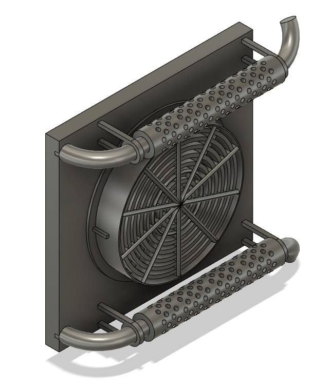Locomotive Detail Parts - EMD E/F 2 Exhaust HEP Unit