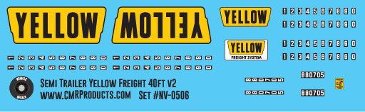 Semi-Trailer Yellow Freight v2 40ft