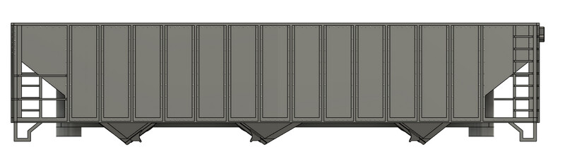 N Scale - Greenville 15 Panel Open Hopper