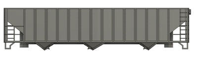N Scale - Greenville 15 Panel Open Hopper