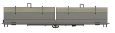 N Scale - Evans 100t Coil Car - Mixed Hoods