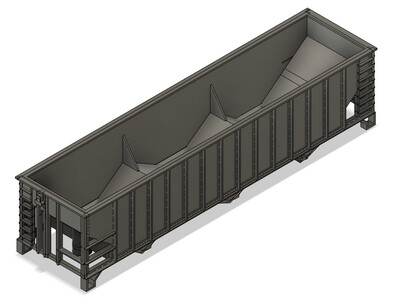 N Scale - Greenville 15 Panel Open Hopper