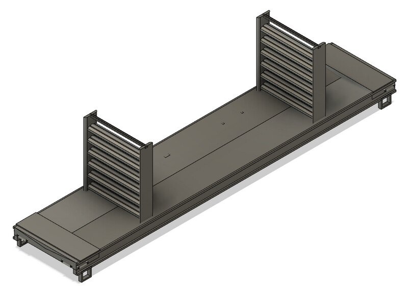 HO Scale - Modern MOW Welded Rail Train Car