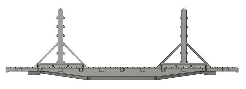 N Scale - Conrail MOW Welded Rail Train Car