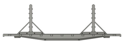 HO Scale - Conrail MOW Welded Rail Train Car
