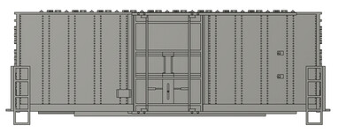 N Scale - 40ft High Cube Box Car Plug Door