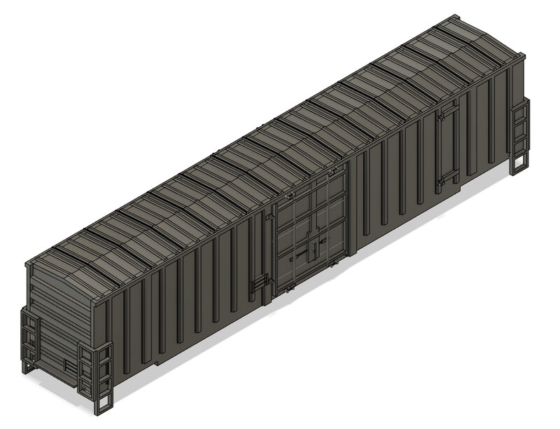 N Scale - Greenbrier 61.5ft Plate C Box Car
