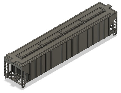 N Scale - Pullman Standard 3 Bay 4750 Covered Hopper