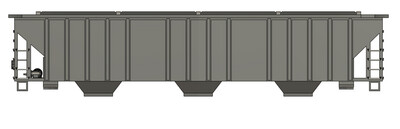 N Scale - Pullman Standard 3 Bay 4750 Covered Hopper